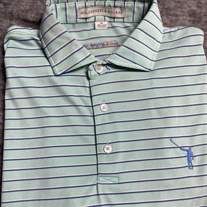 Holderness and Bourne Mens Medium Golf Short Sleeve Polo Shirt